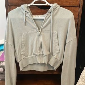 Garage cropped hoodie